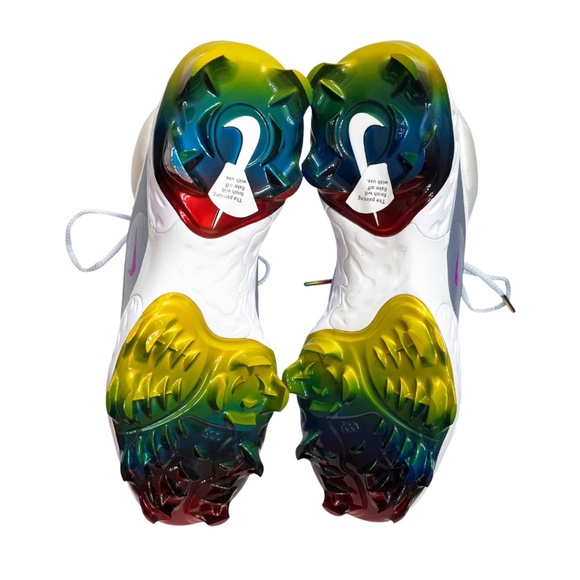 NWOT Nike Alpha Huarache Elite 4 Low MCS Baseball Cleats Rainbow Men’s Size 11 main image 5